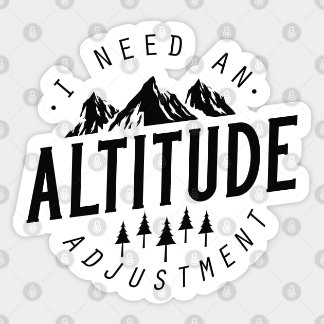 Altitude Adjustment Sticker by LuckyFoxDesigns